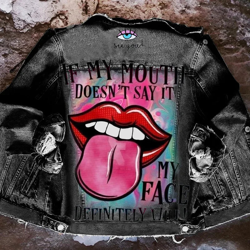Denim Jacket Girl - Piña Colada