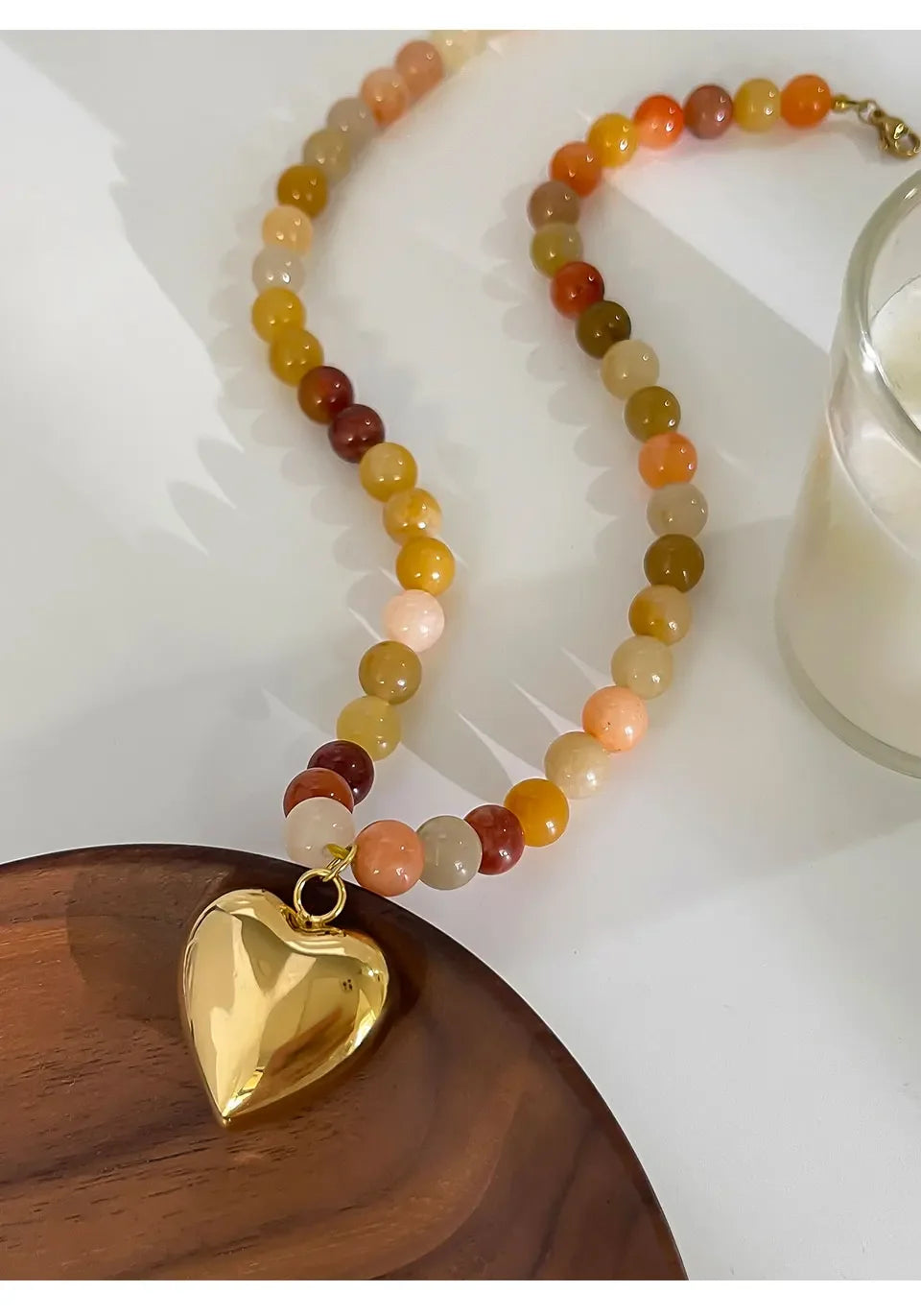 Multi-color Natural Stone Handmade - Piña Colada