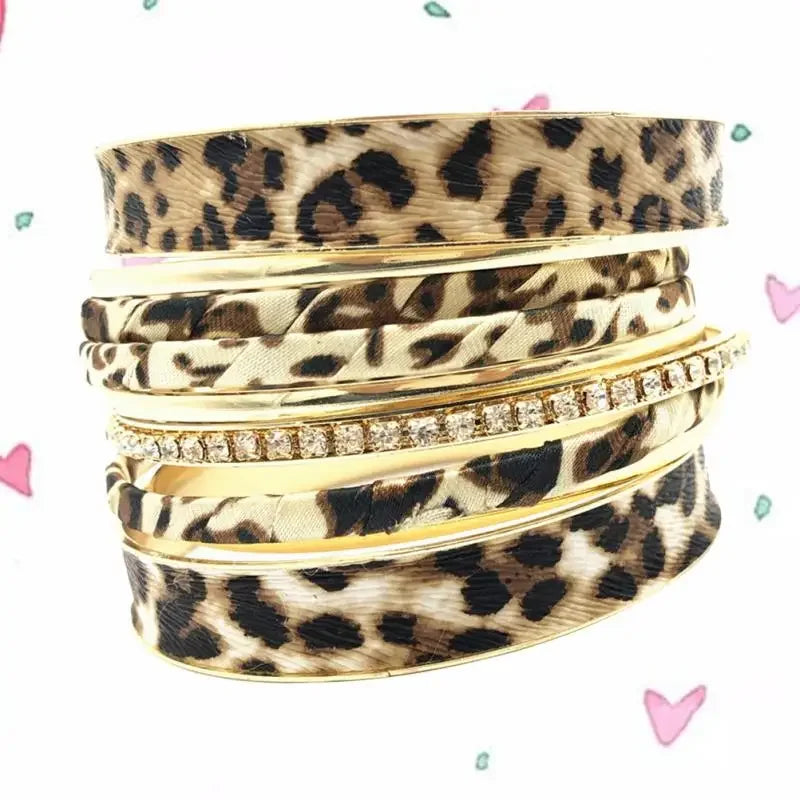 Leopard Print Sterling Silver Miss - Piña Colada