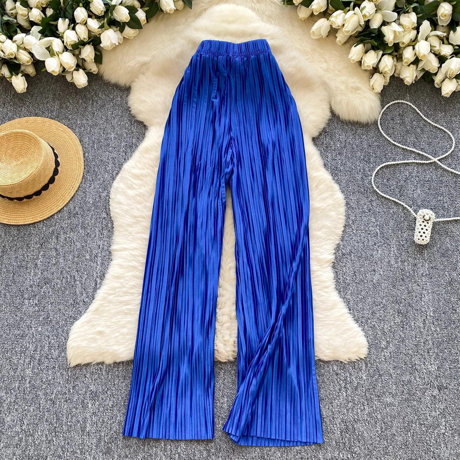 Summer Casual Pants Women High Waist - Piña Colada