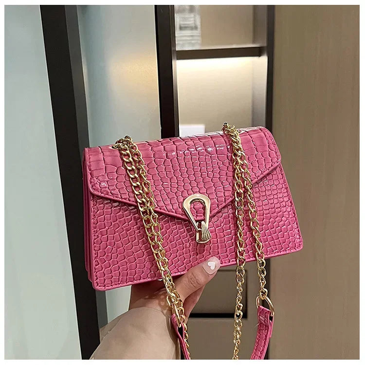 Crocodile Pattern Shoulder Bags