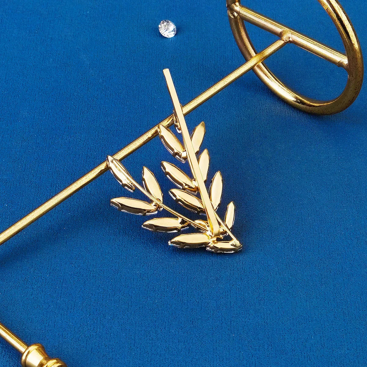 Clear Crystal Hair Pins - Piña Colada