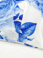 Hand-Painted Oversized 2-Piece Set – Backless Crop Top & Flowing Skirt - Piña Colada