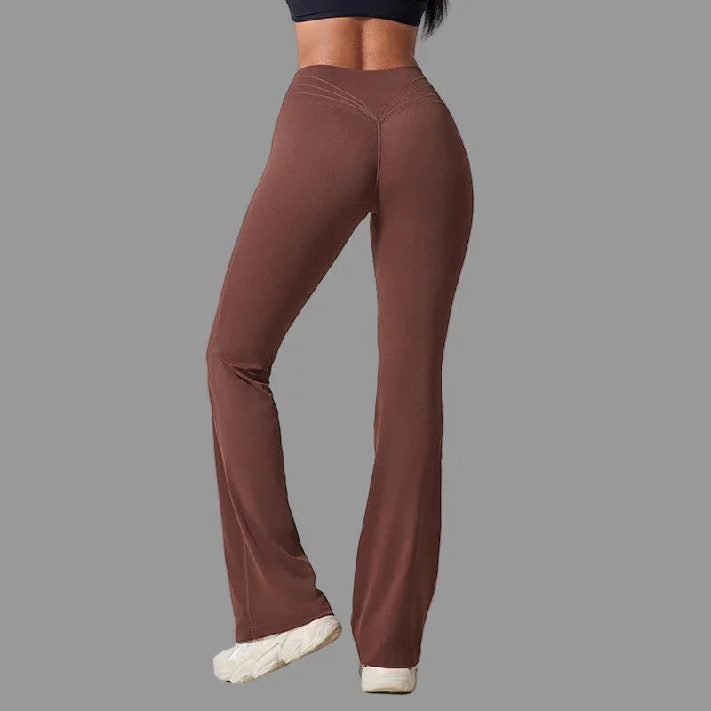 Lifting Flared Pants High Waisted