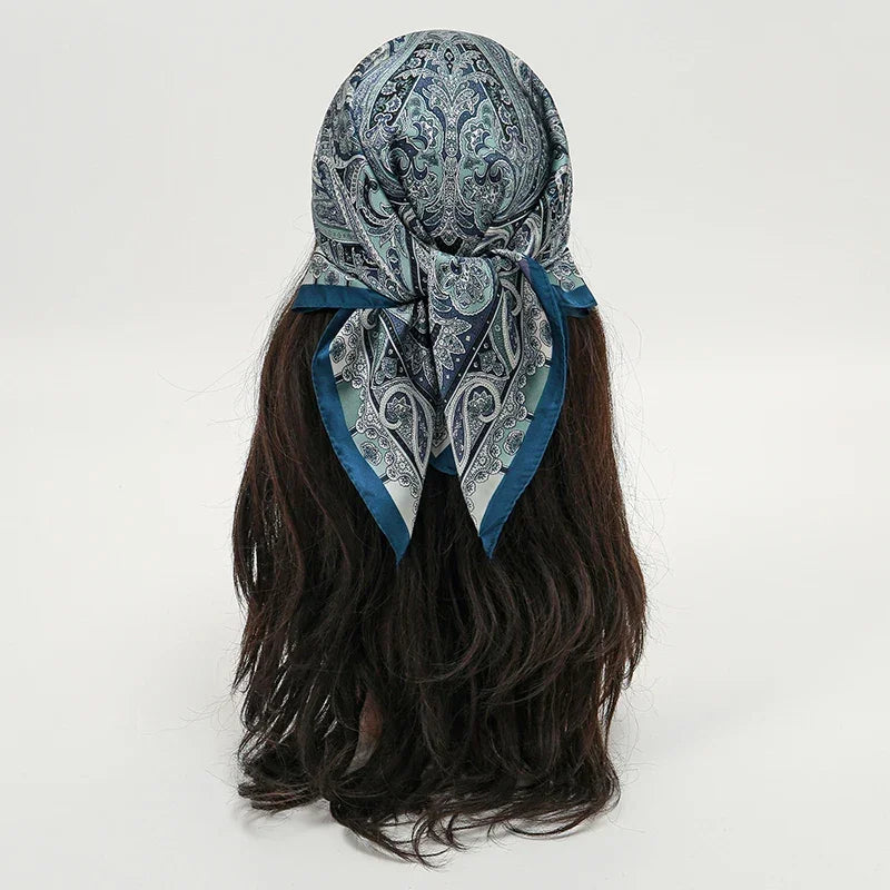 Bohemian Silk Scarf - Piña Colada