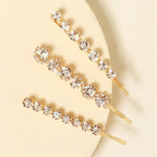 Clear Crystal Hair Pins - Piña Colada