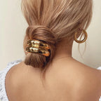 Metal Irregular Double-Layer Hair Bands - Piña Colada