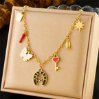 316L Stainless Steel Necklace New Trend - Piña Colada