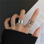 Boho Zircon Rings Set - Piña Colada
