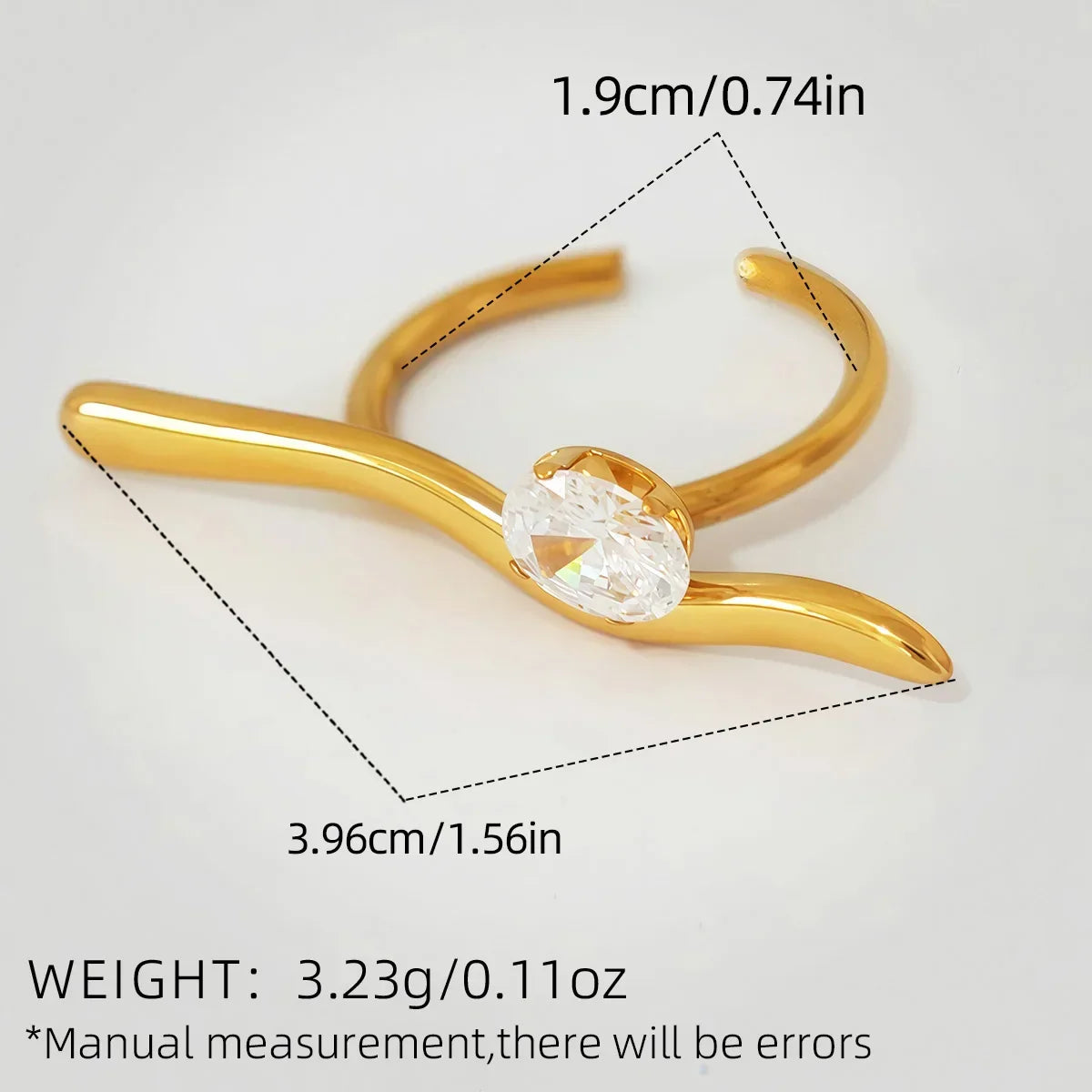 Cubic Zirconia Ring - Piña Colada