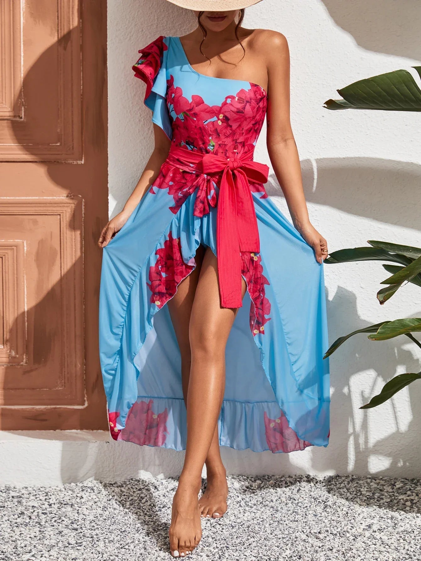 Print Cover Up Monokini - Piña Colada