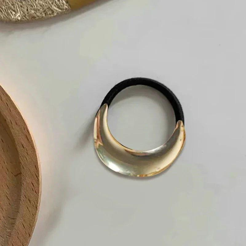Metal Irregular Double-Layer Hair Bands - Piña Colada