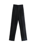 Office Wear Straight Pants - Piña Colada