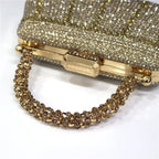 CLUTCH GLITTER BAG FOR EVENING - Piña Colada
