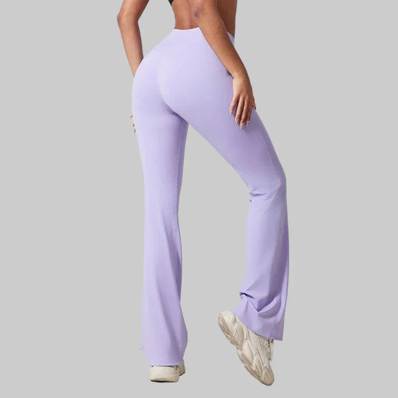 Lifting Flared Pants High Waisted