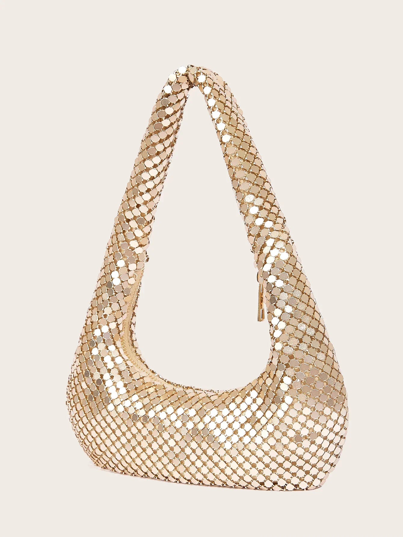Metallic Sequin Boho Bag - Piña Colada