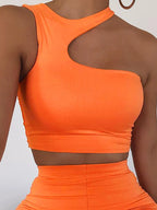 Cut Out Sexy Crop Off Shoulder