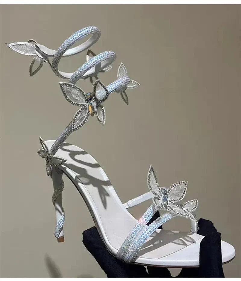 Butterfly Detail Women Sandals - Piña Colada