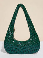 Metallic Sequin Boho Bag - Piña Colada