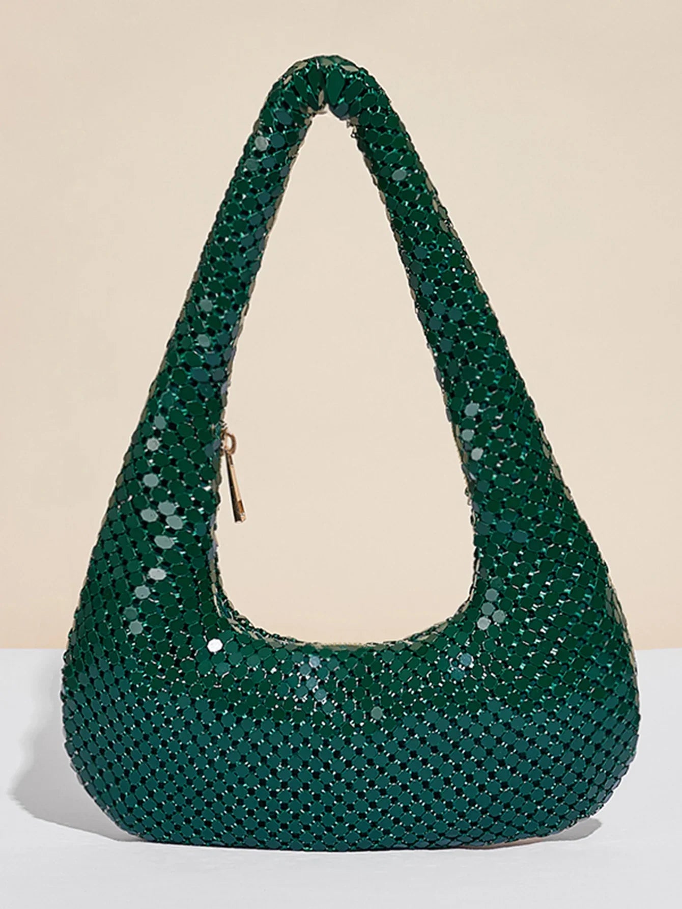 Metallic Sequin Boho Bag - Piña Colada
