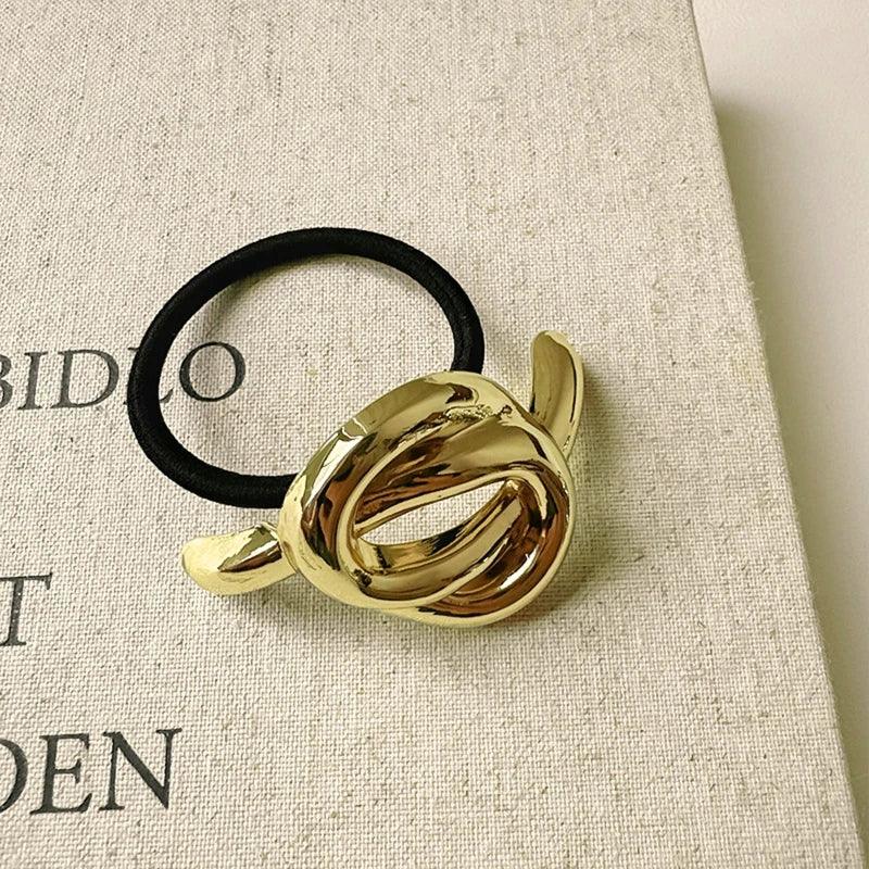 Metal Irregular Double-Layer Hair Bands - Piña Colada
