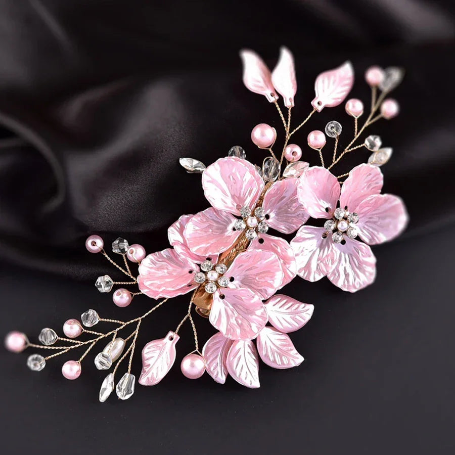 Flower Hair Clip - Piña Colada