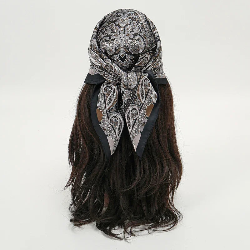 Bohemian Silk Scarf - Piña Colada