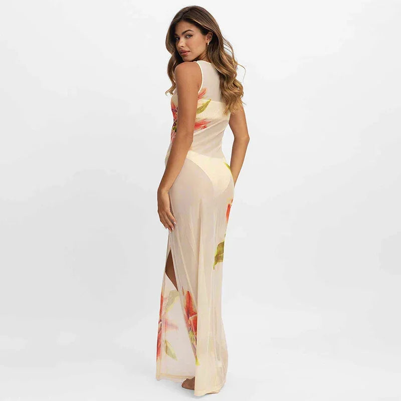 Summer Dress Light See-Through - Piña Colada