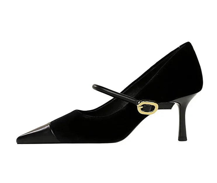 Pumps Pointed High Heels Stilettos - Piña Colada
