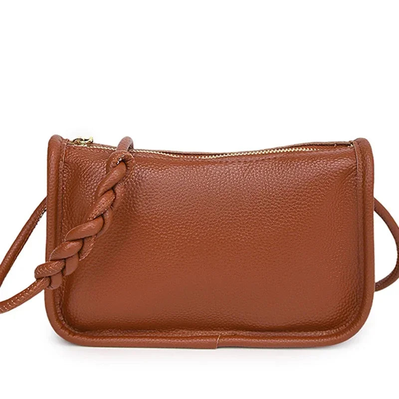 Leather Crossbody Bags - Piña Colada