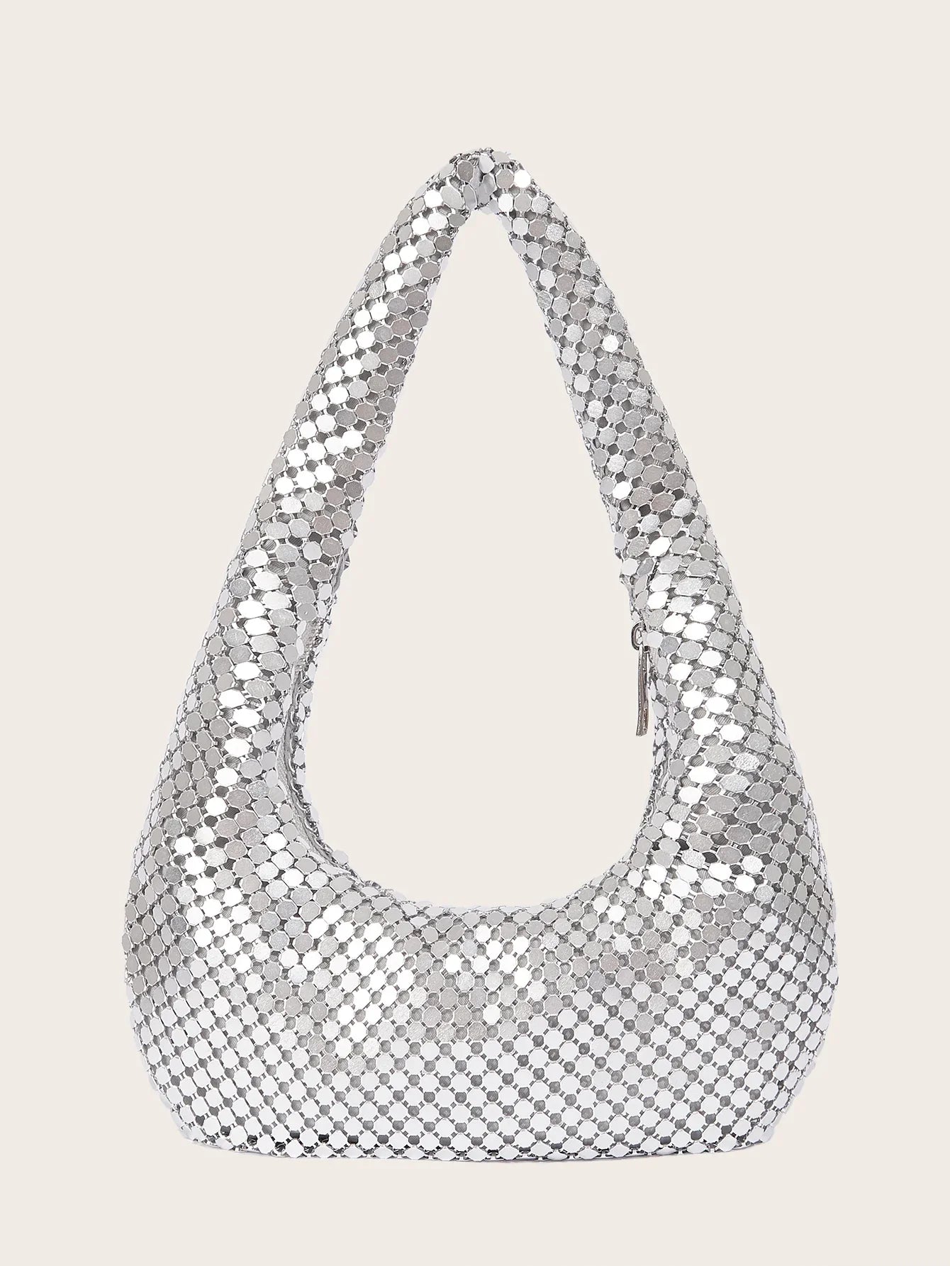Metallic Sequin Boho Bag - Piña Colada