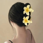 Gradient Hair Clips Women Flower - Piña Colada