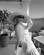 Sexy U-neck Knit Maxi Dress - Piña Colada