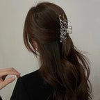 Metal Geometric Hair Claws - Piña Colada