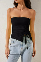 Asymmetrical Slim Off-Shoulder - Piña Colada