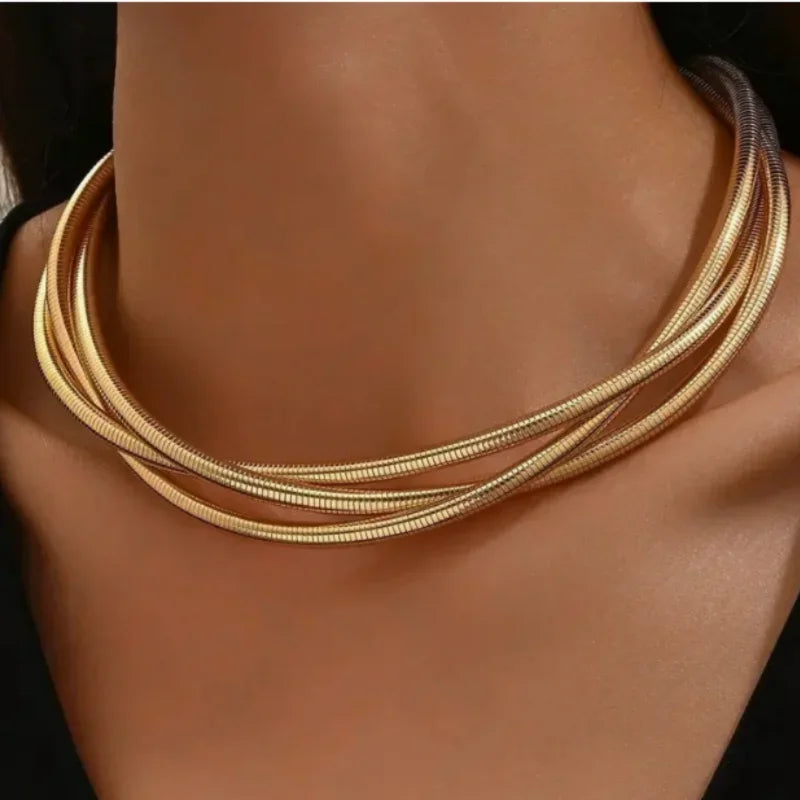 Spiral Necklace - Piña Colada