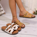British-Style Cow Suede Cross - Piña Colada