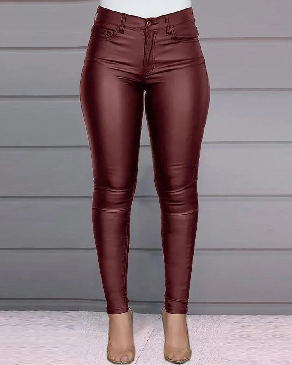 High Waisted Tight Pants - Piña Colada