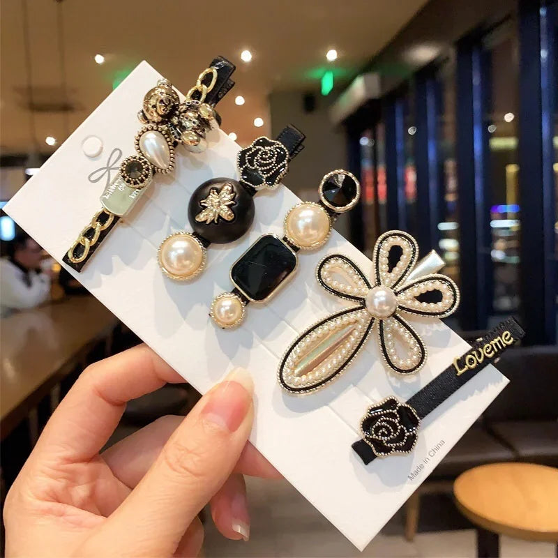 Trendy Geometric Hairpins for Women - Piña Colada