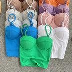 Stretch-Fit Strap Tank Top – Streetwear Essential - Piña Colada