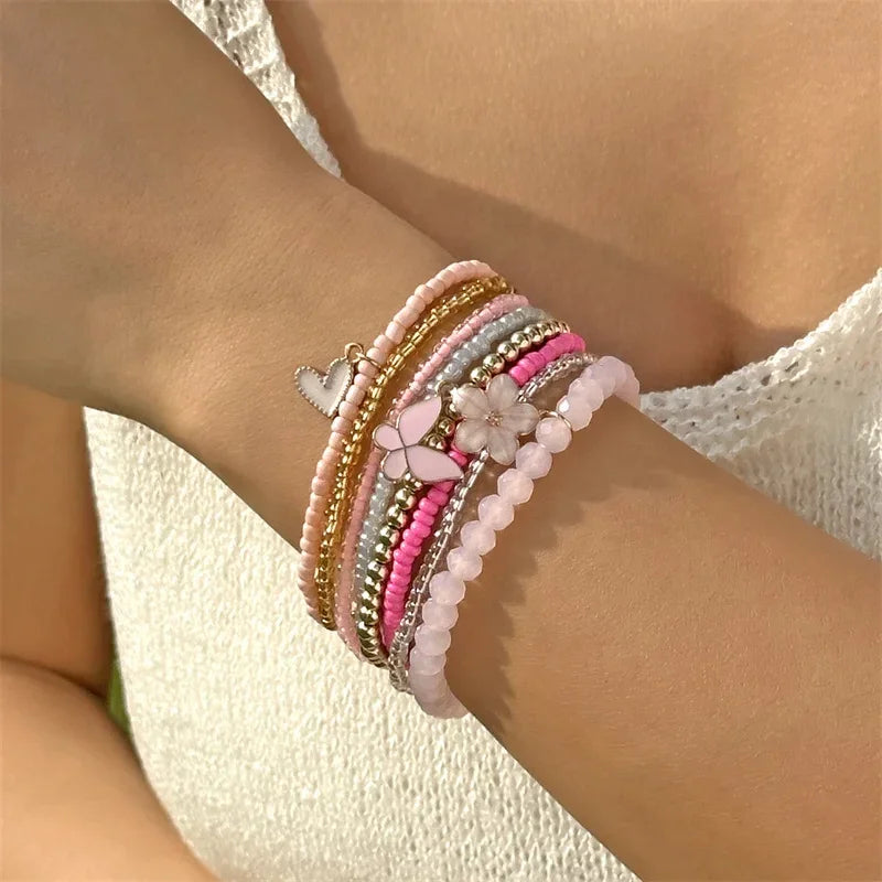 9pcs/set Bohemian Bracelet - Piña Colada
