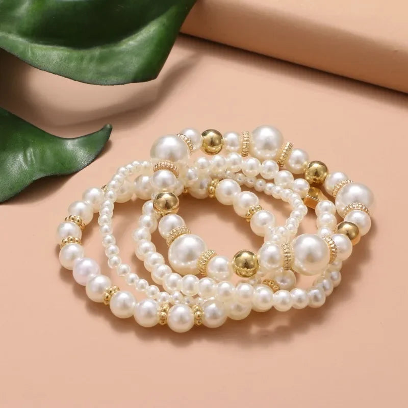 Colorful Heart Beaded Bracelet – Fitness & Style in One - Piña Colada