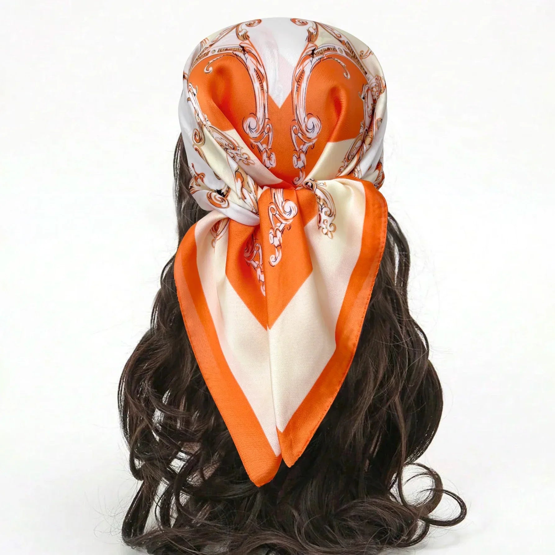 Silk Square Scarf Spring - Piña Colada