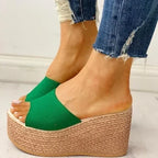 Sandals Peep-Toe - Piña Colada