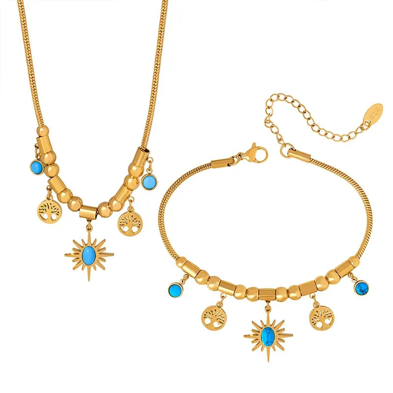 Fashion Stainless Steel 2 Pieces - Piña Colada