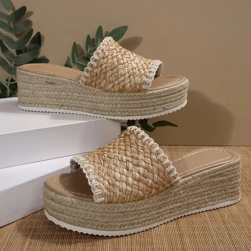 Sandals Comfortable Slide Arch Support - Piña Colada