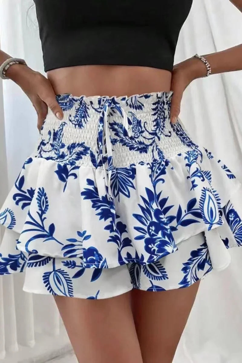 Floral Shorts - Piña Colada