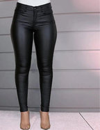 High Waisted Tight Pants - Piña Colada