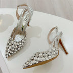 Pointed Toe Women Pumps - Piña Colada