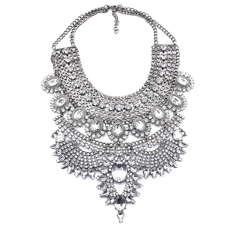 Large Collar Bohemian Vintage - Piña Colada